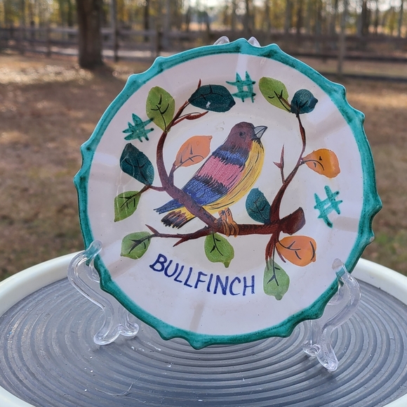 COPY - Vintage Bird Plates w/ Bird House Italy PV - Picture 4 of 16